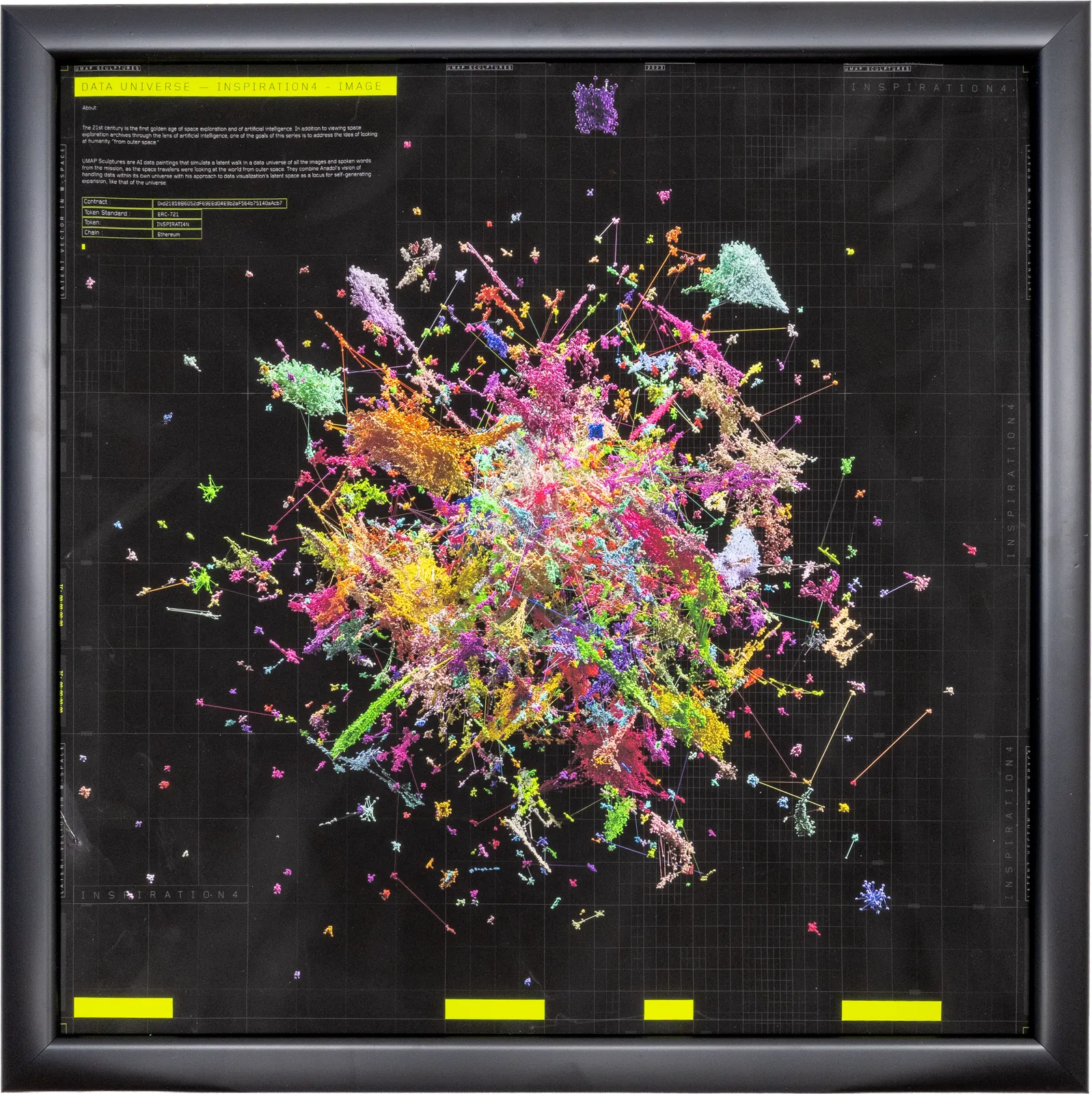 Refik Anadol 'Data Universe — Image', 3D scan preview, Galerie Midl